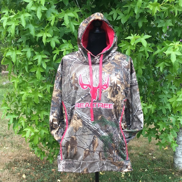 3/$20 Canyon Realtree Camo Antlers Hoody - Picture 1 of 7